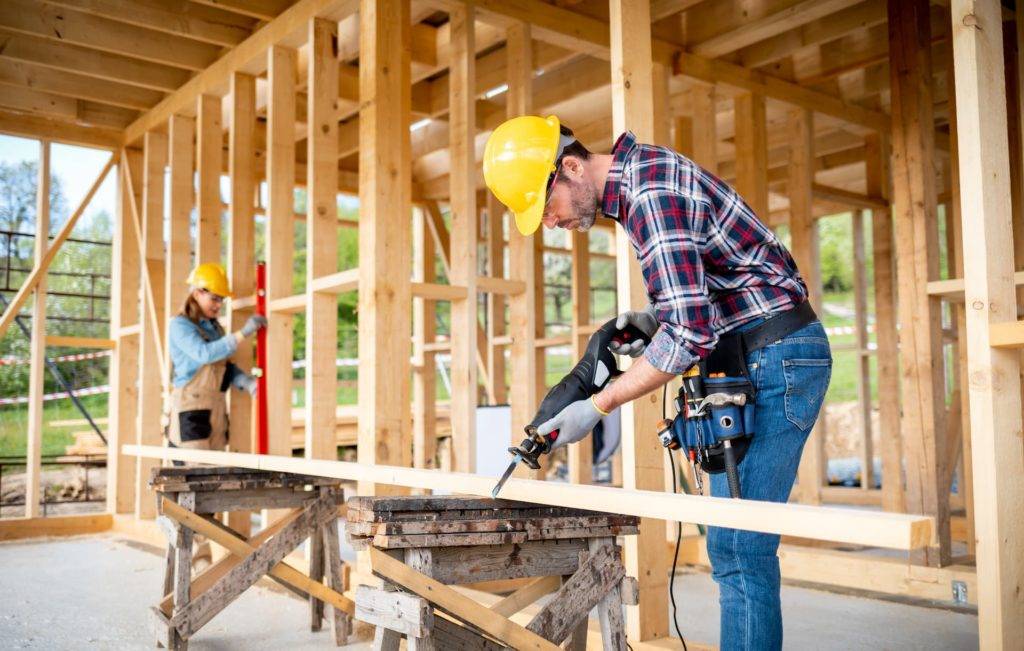 builders on site